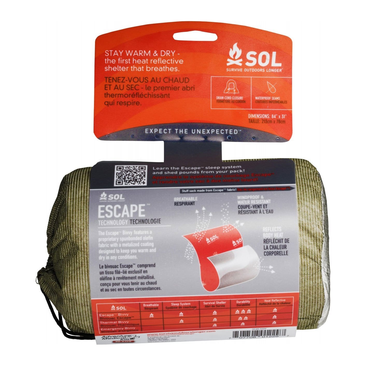 SOL Escape Bivvy 213cm
