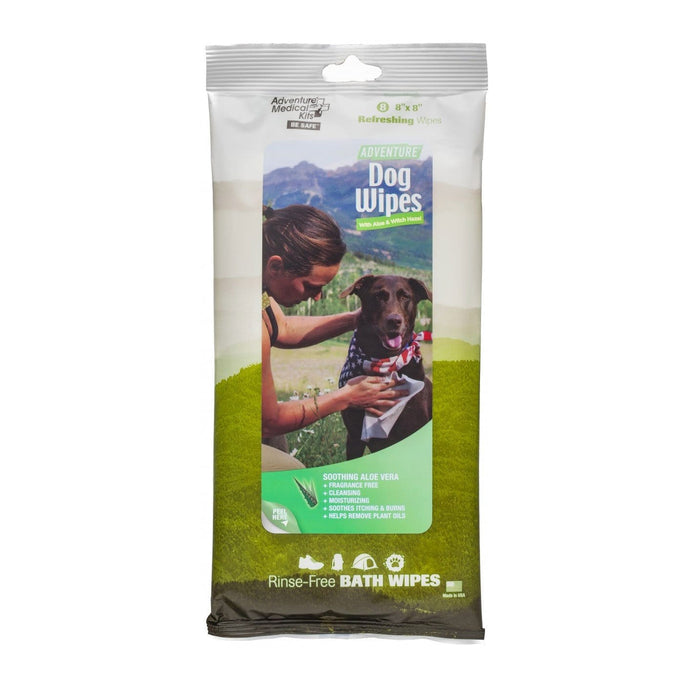 Adventure Medical Kit Adventure Dog Wipes, 8