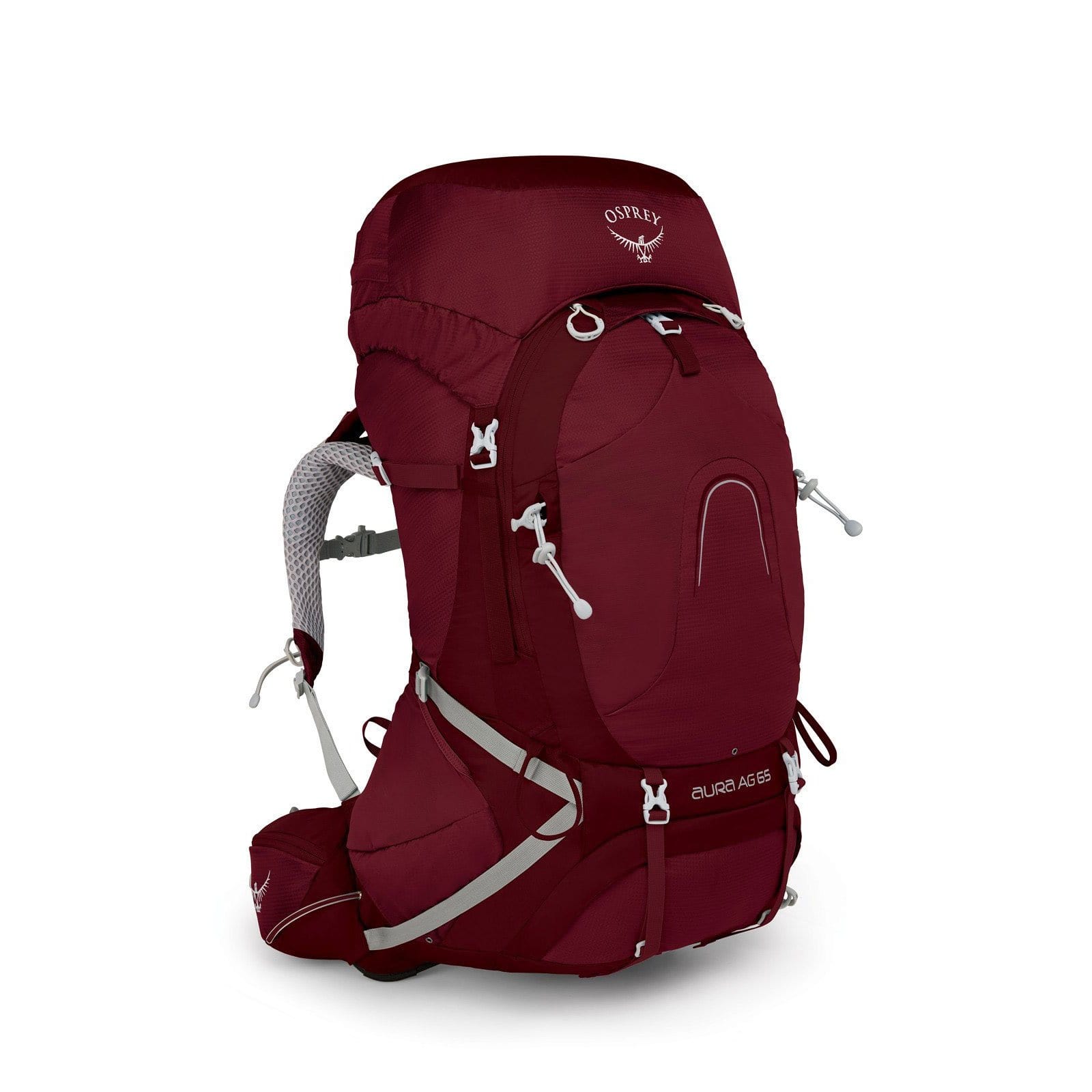 Osprey Aura AG 65 Women's Backpacking Pack Gamma Red / XS