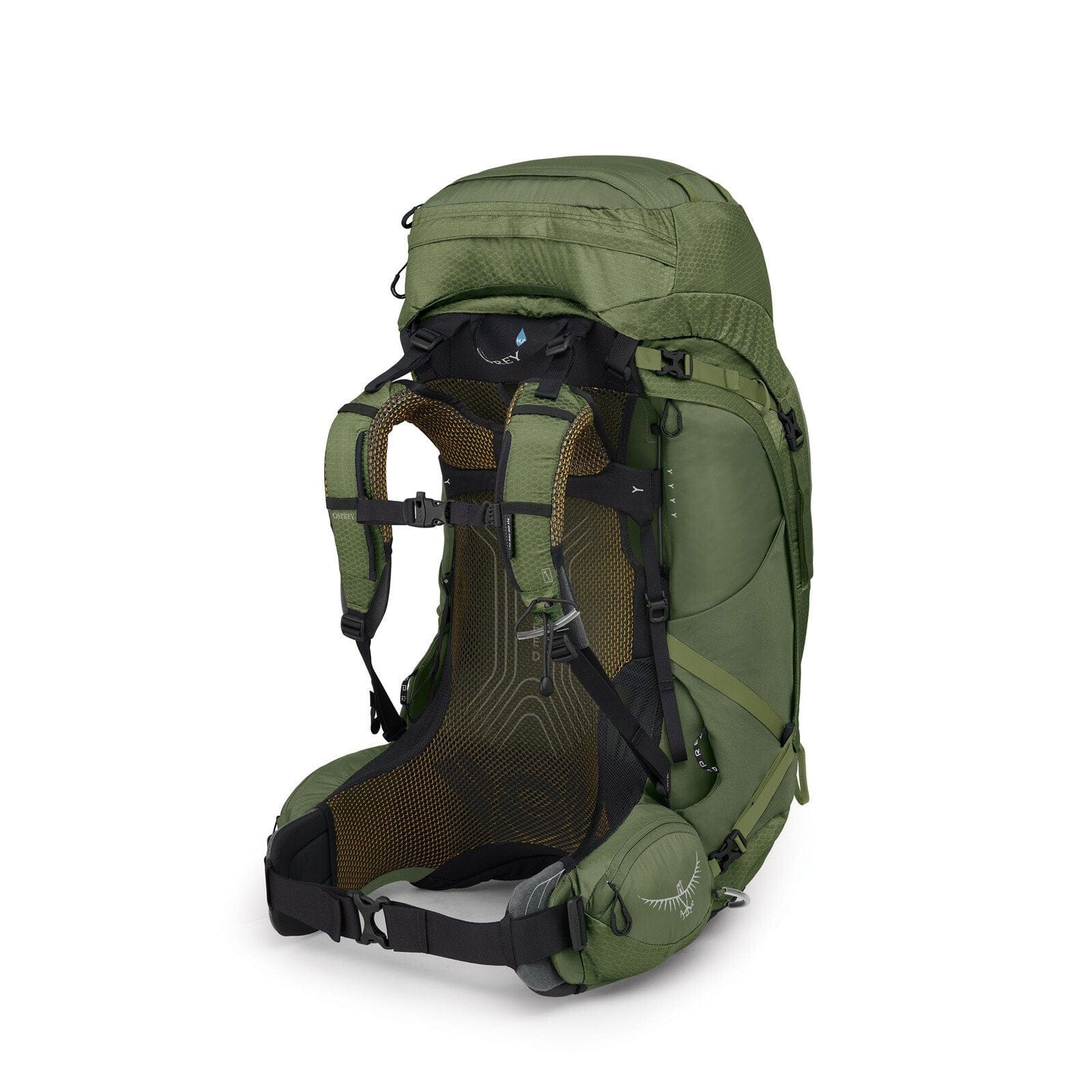 osprey backpack 65l Men's Atmos AG 65 Pockets along the waistband and on the front panel Osprey - Atmos AG 65
