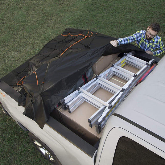 Rightline Gear Truck Bed Cargo Net with Built-In Tarp