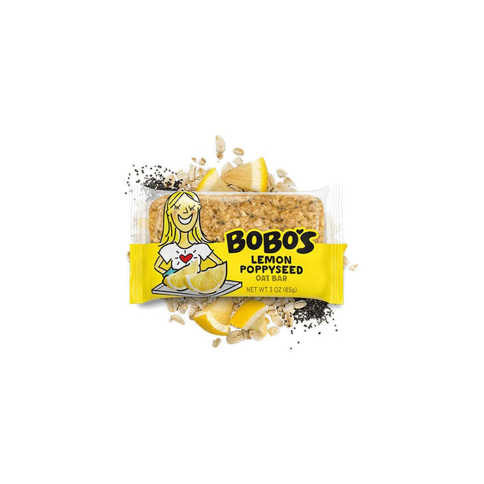 Bobos Oat Bars Lemon Poppyseed