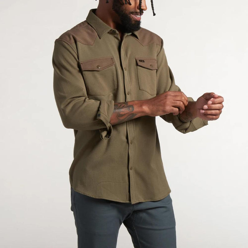 Load image into Gallery viewer, Howler Brothers Stockman Stretch Snapshirt
