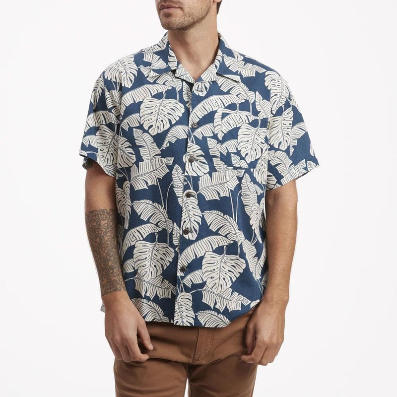 Load image into Gallery viewer, Howler Brothers Monoloha Shirt - Monstera Print - Men&#39;s
