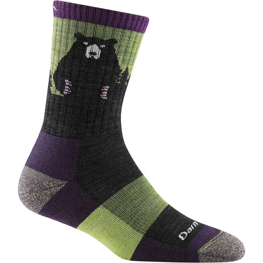 Darn Tough Women's Bear Town Micro Crew Lightweight Hiking Sock with Cushion