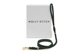 Butter Leather City Dog Leash - Forest Green by Molly And Stitch US