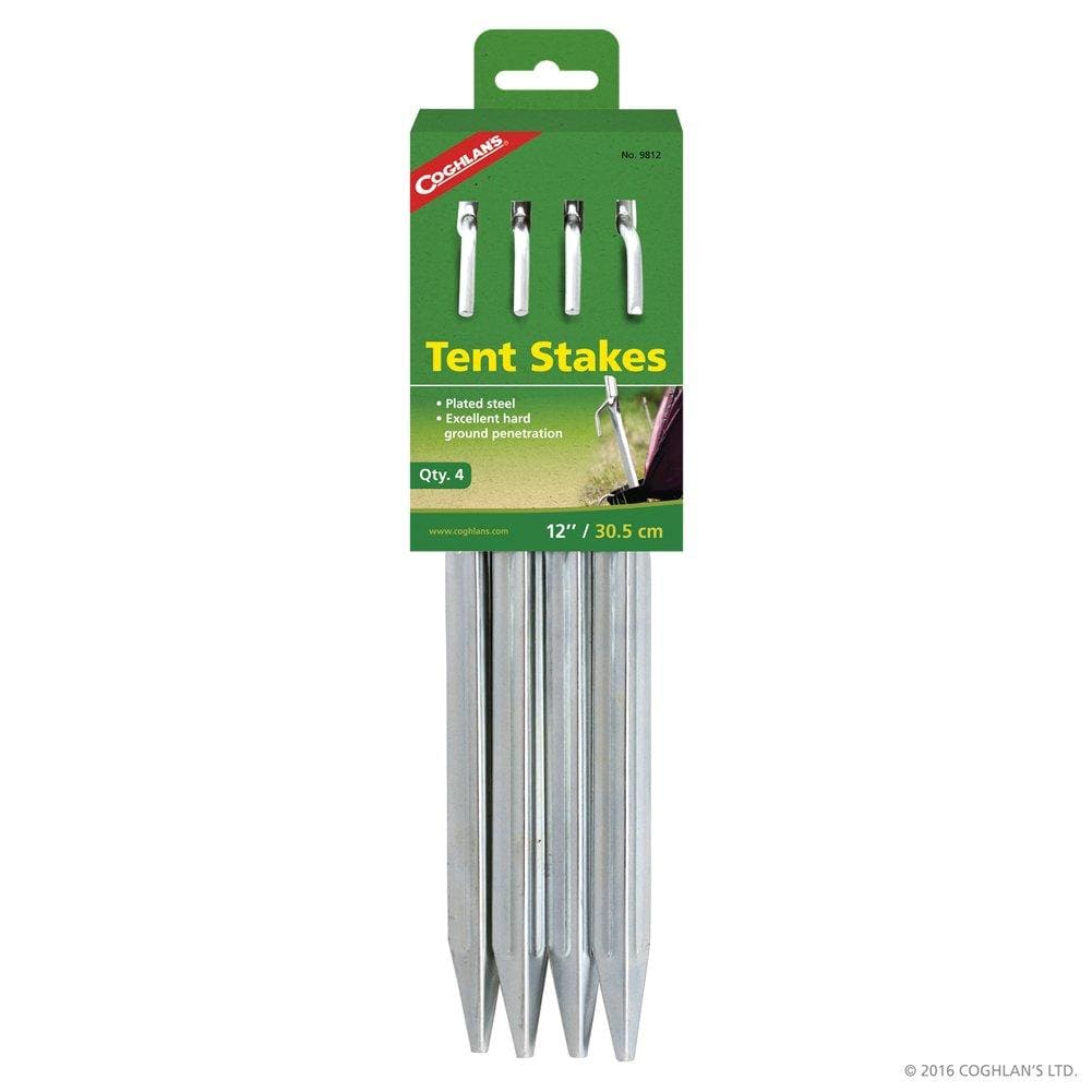 steel tent pegs Coughlans 12" Metal Tent Stake
