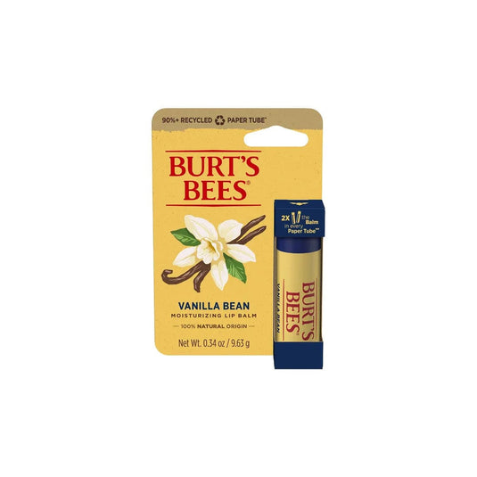 Burt's Bees Vanilla Bean Lip Balm Paper Tube