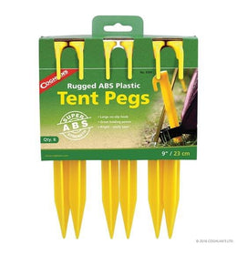 Rugged ABS Plastic Peg Tent Stakes 9
