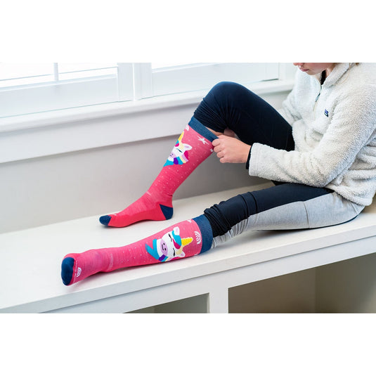 Darn Tough Magic Mountain OTC Midweight With Cushion W/ Padded Shin Kids Snow Socks