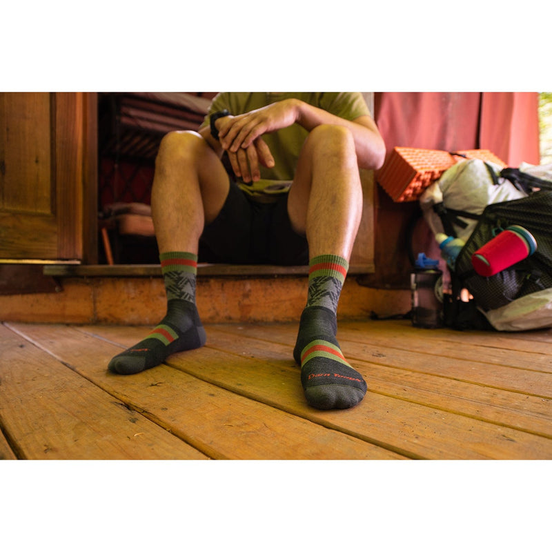 Load image into Gallery viewer, Darn Tough Shelter Micro Crew Lightweight with Cushion Men&#39;s Socks
