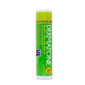 Dermatone Green Tea Lip Balm 0.15 oz SPF 30