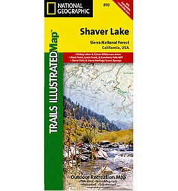 Trails Illustrated Map - Shaver Lake - CA