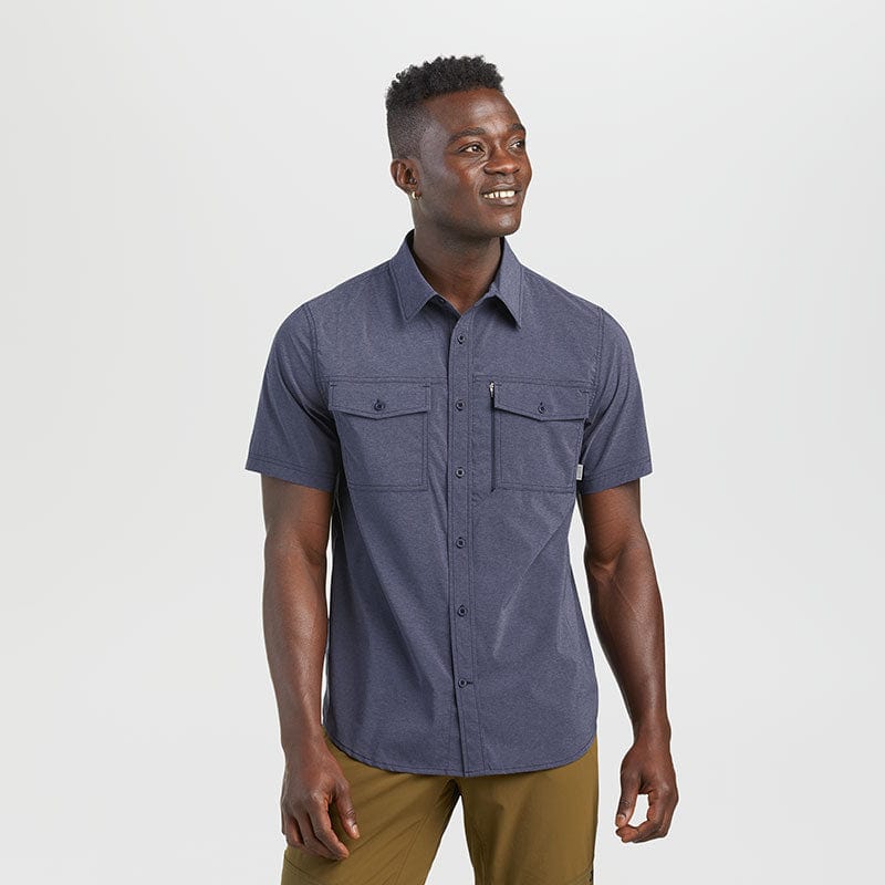 Load image into Gallery viewer, Outdoor Research Men&#39;s Way Station Short Sleeve Shirt
