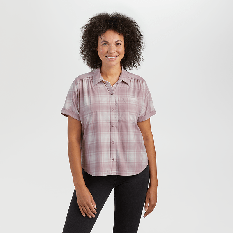 Load image into Gallery viewer, Outdoor Research Women&#39;s Astroman Short Sleeve Sun Shirt
