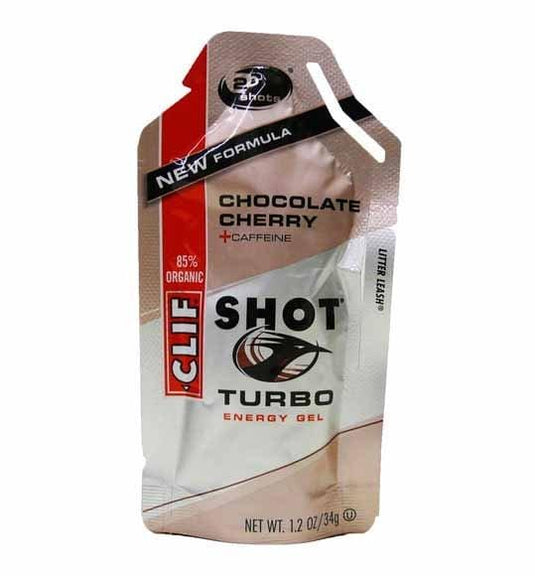 Clif Bar  Chocolate Cherry Turbo Energy Shot Gel