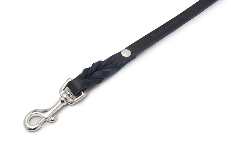 Load image into Gallery viewer, Butter Leather City Dog Leash - Navy Blue by Molly And Stitch US
