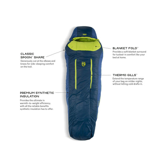 Nemo Forte Mens 20 Long Sleeping Bag