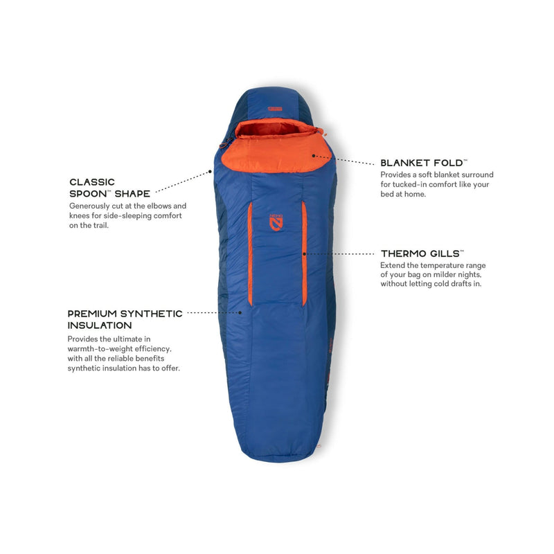 Load image into Gallery viewer, Nemo Equipment Forte Mens 35 Long Sleeping Bag
