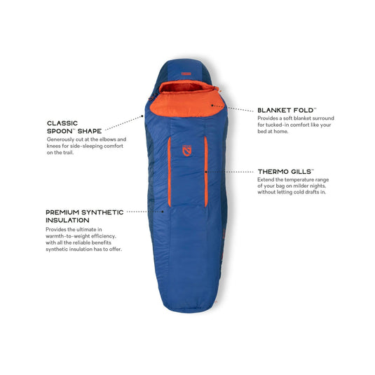 Nemo Equipment Forte Mens 35 Long Sleeping Bag