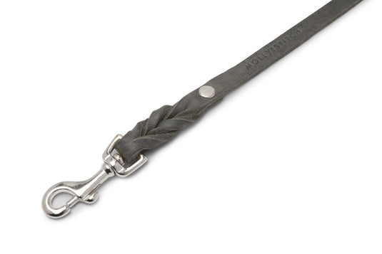 Butter Leather City Dog Leash - Timeless Grey by Molly And Stitch US