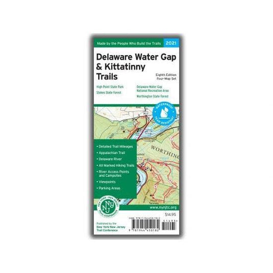 NYNJ Trail Conference Map - Delaware Water Gap & Kittatinny Trails Map