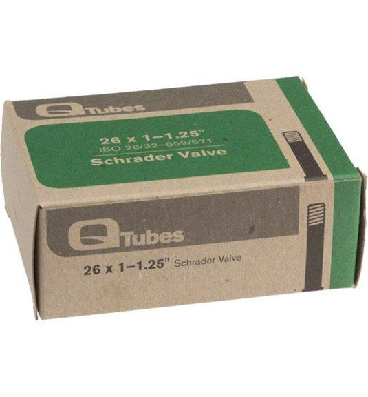 Q-Tubes 26 x 1-1.25" Schrader Valve Tube"