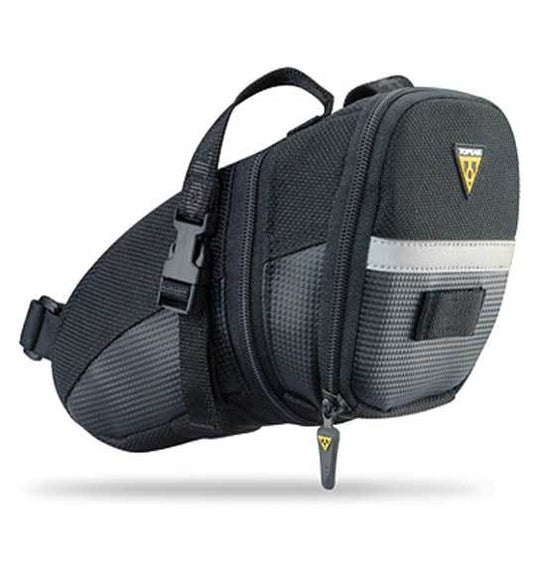 Topeak Large Aero Wedge Seat Bag (Saddle Bag) with Velcro