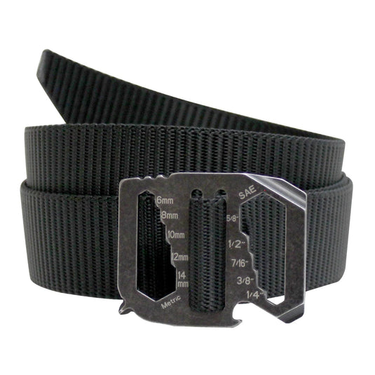 Bison Designs  Kool Tool Buckle Corrugated Black