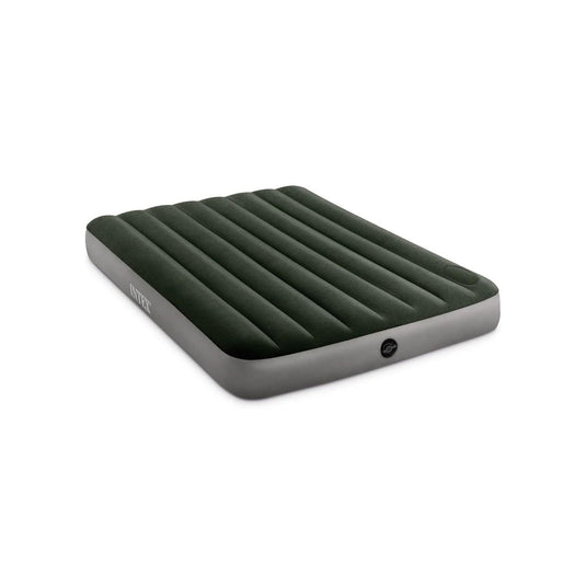 Intex 10in Full Dura-Beam Downy Airbed with Built-in Foot Pump