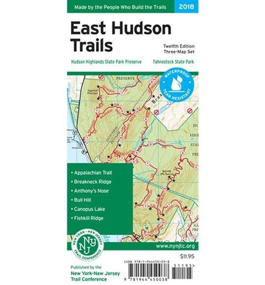 NYNJ Trail Conference Map - East Hudson Trails - NJ