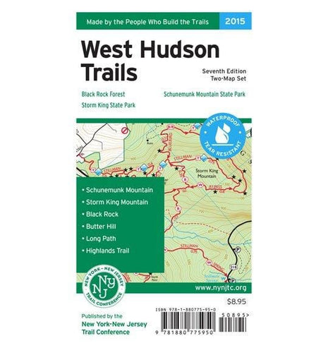 NYNJ Trail Conference Map - West Hudson Trails - NY