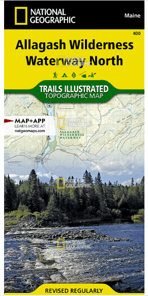 National Geographic Trails Illustrated Allagash Wilderness Waterway North