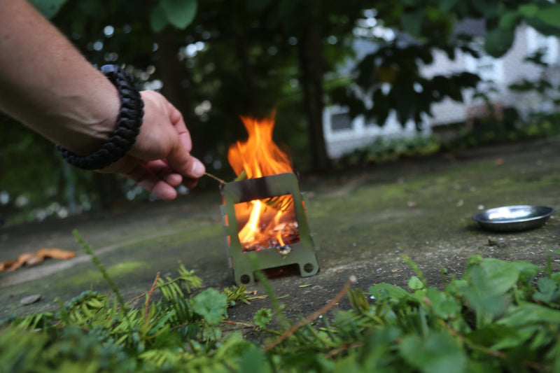 Load image into Gallery viewer, Portable Mini Wood Burning Survival Stove by QUICKSURVIVE
