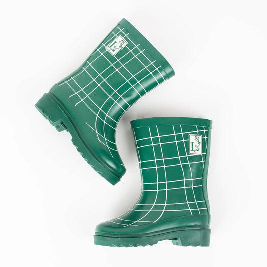 King's Cross Green Rain Boot by London Littles