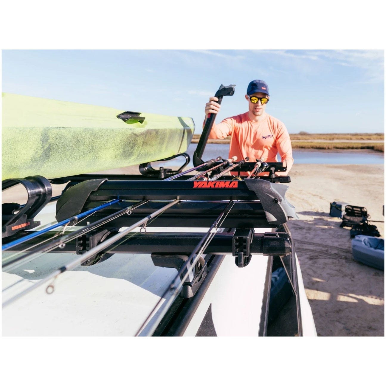 Yakima ReelDeal Rooftop Fishing Rod Mount Yakima ReelDeal Rooftop Fishing Rod Mount