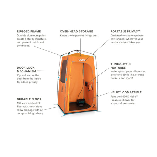 Nemo Heliopolis Privacy Shelter & Shower Tent