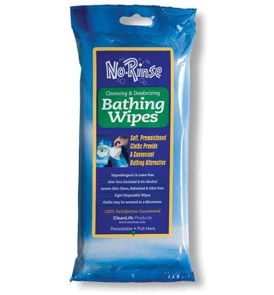 No Rinse Bathing Wipes