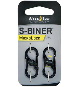 Nite Ize S-Biner Steel MicroLock 2 Pack
