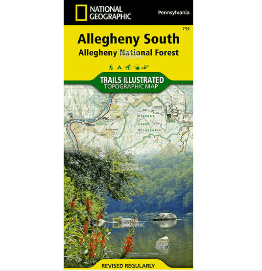 National Geographic Trails Illustrated Allegheny South [Allegheny National Forest]