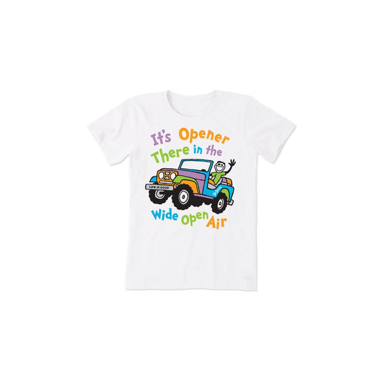 Life is good Women's Wide Open There ATV Short Sleeve T-Shirt