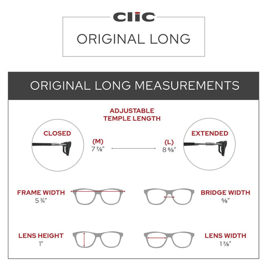 Clic Readers Long Glasses