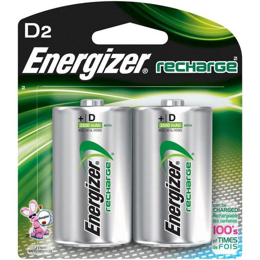 Energizer Nimh D 2 pack