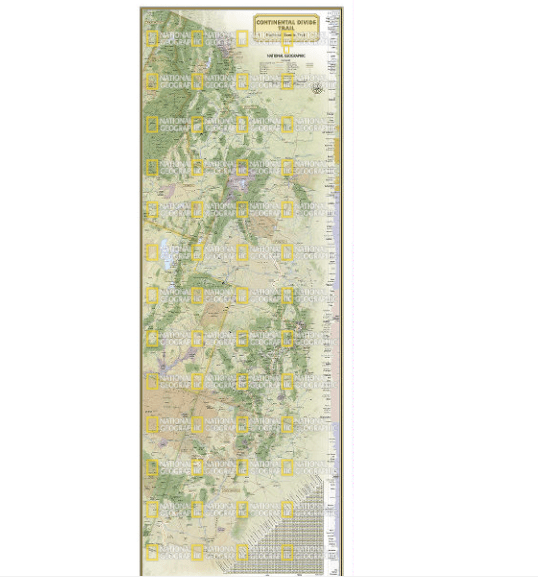 Load image into Gallery viewer, National Geographic Trails Illustrated Continental Divide Trail Map
