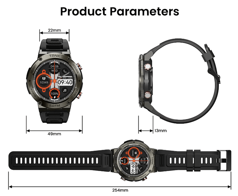 Load image into Gallery viewer, The TANK Smartwatch by ATACLETE
