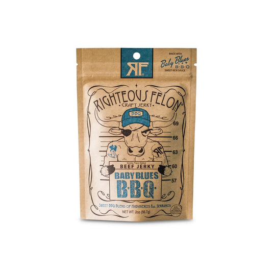 Righteous Felon Baby Blues BBQ Beef Jerky