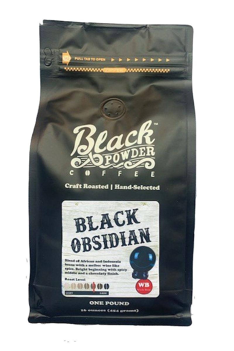 Load image into Gallery viewer, Black Obsidian Coffee Blend by Black Powder Coffee
