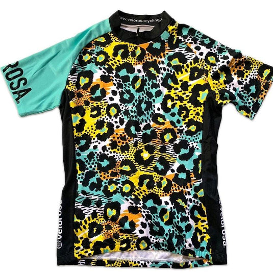 Velorosa Cheetahlicious Womens Cycling Short-Sleeved