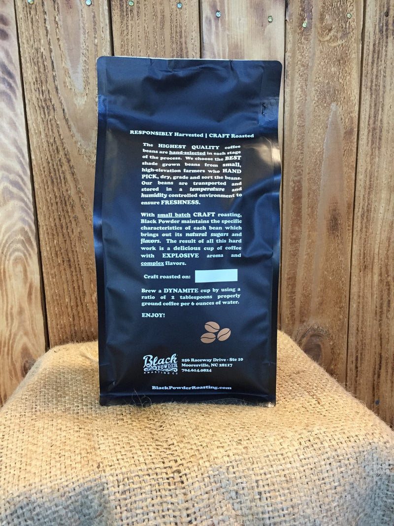 Load image into Gallery viewer, One-Eyed Jack Blend | Naturally Grown | Dark Roast Coffee by Black Powder Coffee
