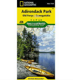 National Geographic Trails Illustrated Old Forge, Oswegatchie: Adirondack Park